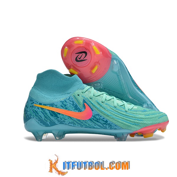 Nike Botas De Fútbol Phantom Luna Elite NU FG Azul/Rosa