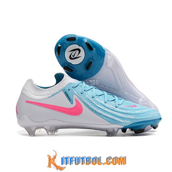 Nike Botas De Fútbol Phantom Luna Elite NU FG Blanco/Azul/Rosa -03