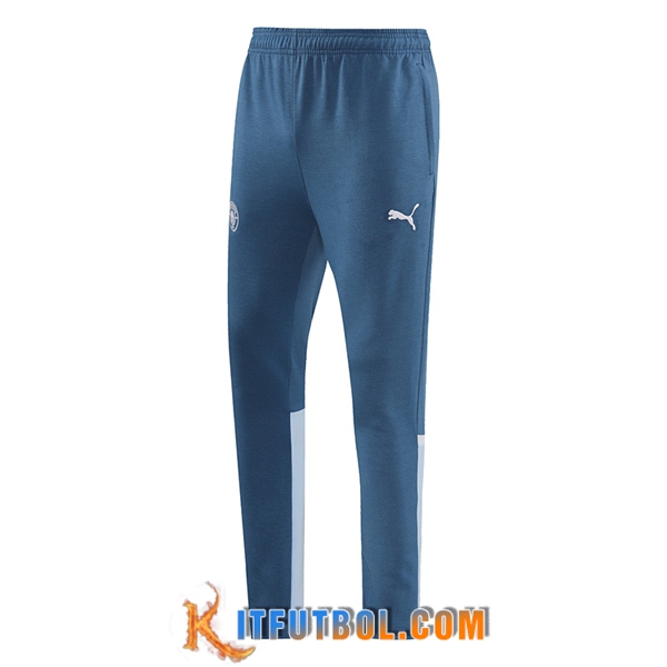 Pantalon Entrenamiento Manchester United Azul 2024/2025
