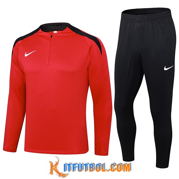 Chandal Equipos De Futbol Nike Rojo/Negro 2024/2025