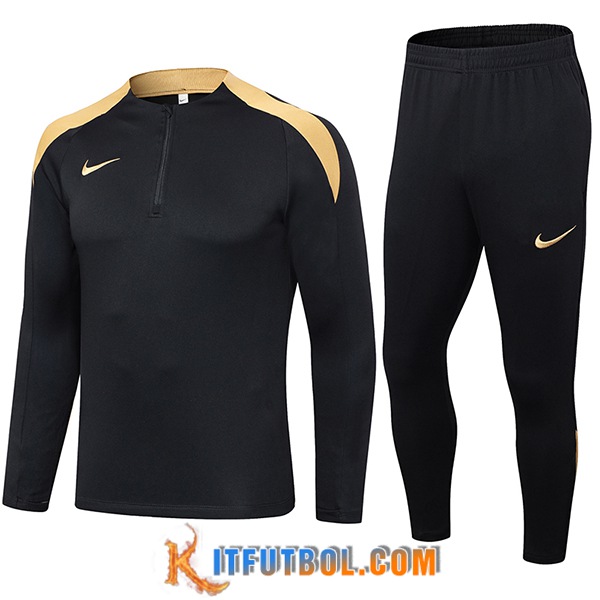 Chandal Equipos De Futbol Nike Negro/Amarillo 2024/2025
