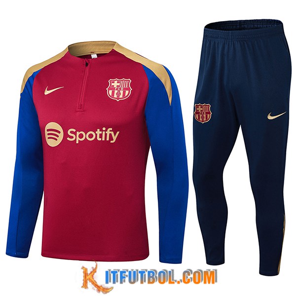 Chandal Equipos De Futbol FC Barcelona Rojo/Azul/Amarillo 2024/2025