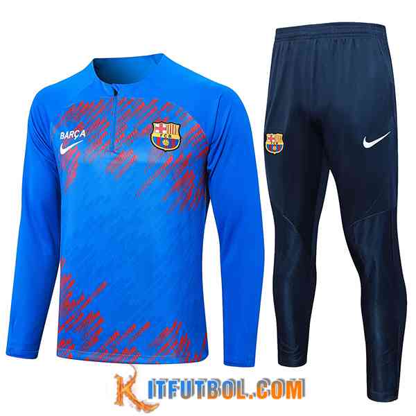 Chandal Equipos De Futbol FC Barcelona Azul/Rojo 2024/2025