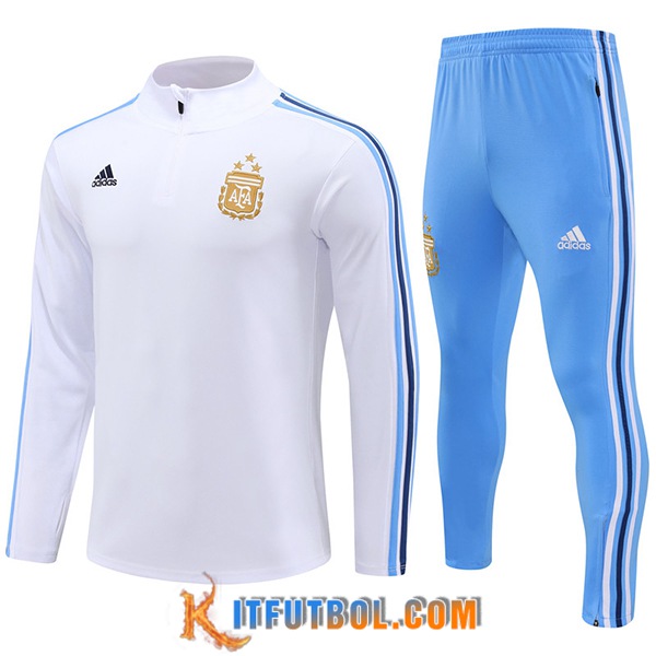 Chandal Equipos De Futbol Argentina Blanco/Azul 2024/2025