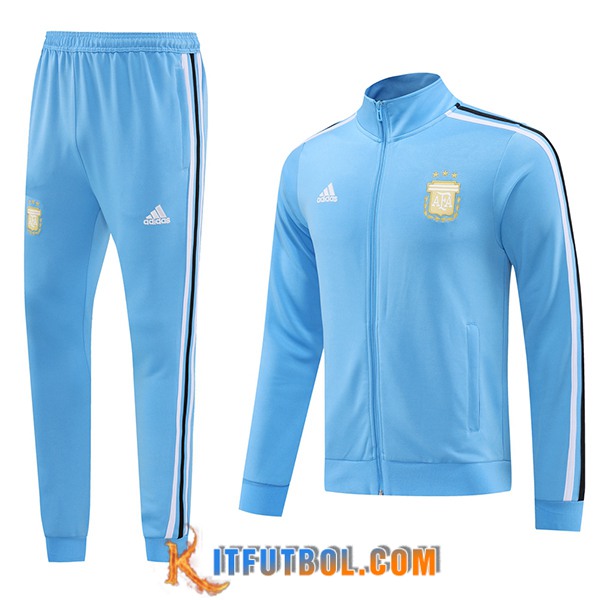 Chandal Equipos De Futbol Chaquetas Argentina Azul Claro 2024/2025