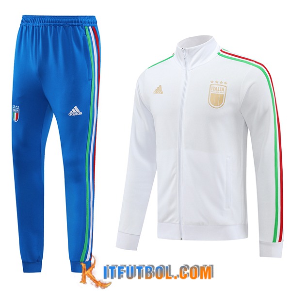 Chandal Equipos De Futbol Italia Blanco/Azul 2024/2025