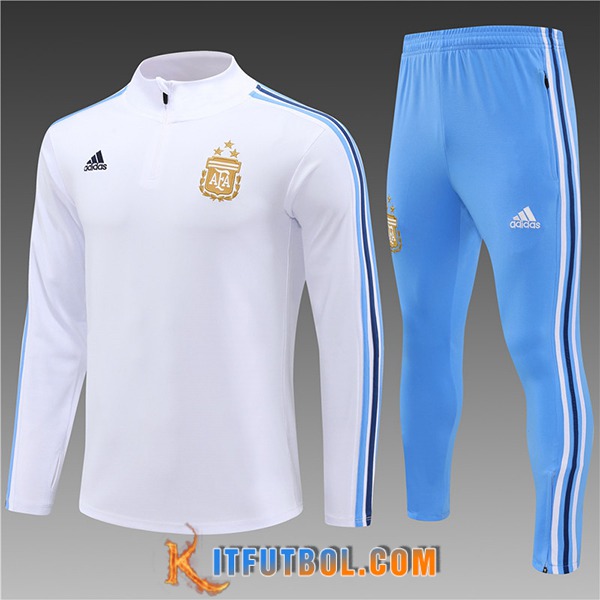 Chandal Equipos De Futbol Argentina Ninos Blanco/Azul 2024/2025