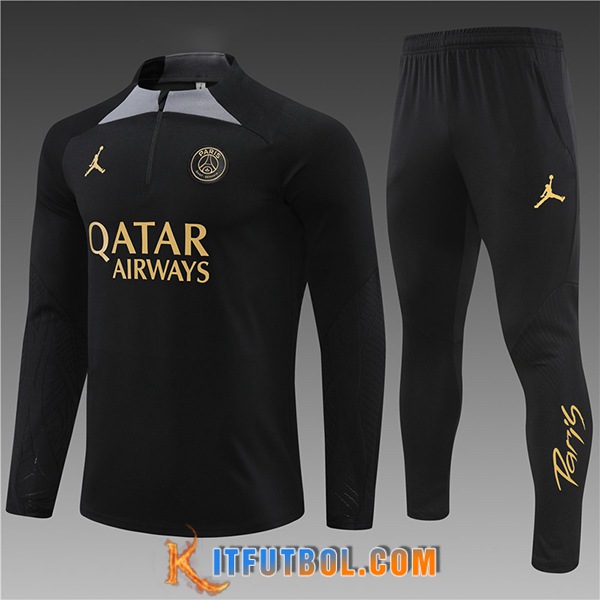Chandal Equipos De Futbol PSG Ninos Negro 2024/2025