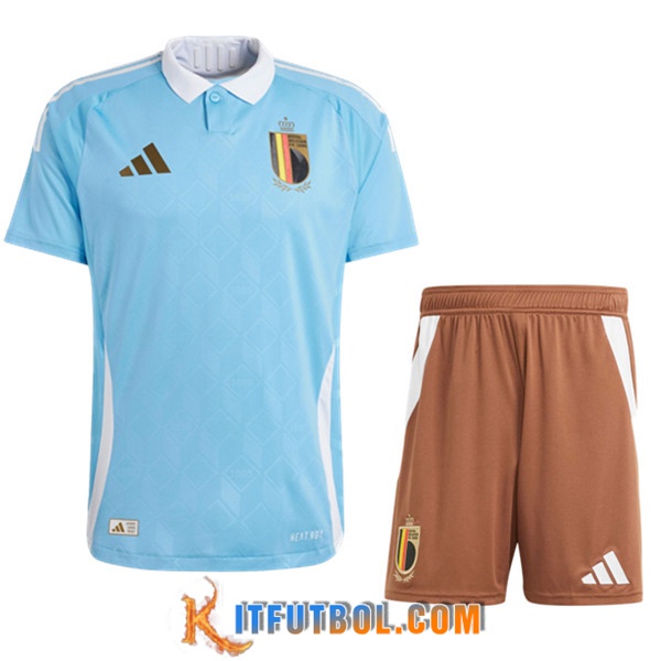Camisetas De Futbol Bélgica Ninos Segunda 2024/2025