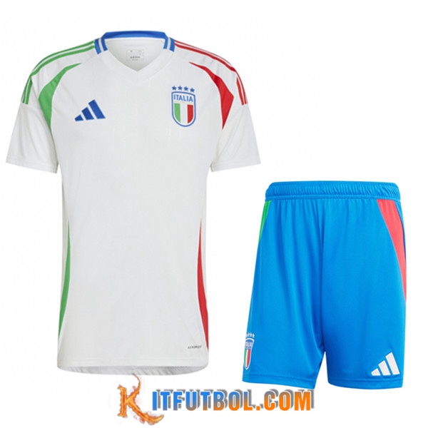 Nueva Camisetas De Futbol Italia Ninos Segunda 2024/2025