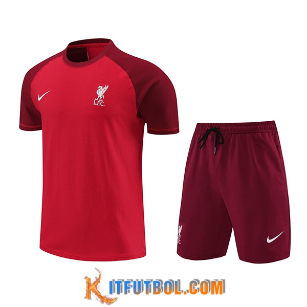 Camiseta Entrenamiento + Cortos FC Liverpool Rojo 2024/2025
