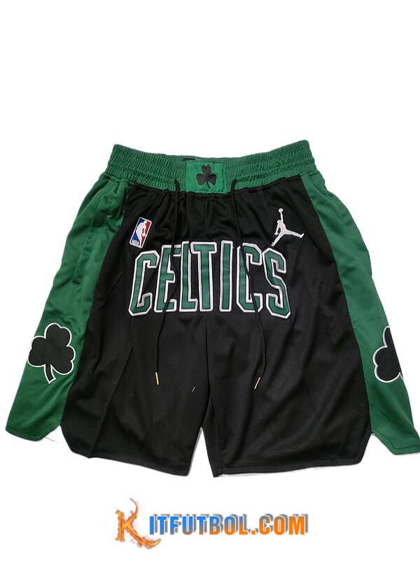 Cortos NBA Boston Celtics 2024/25 Azul Oscuro Negro/Verde