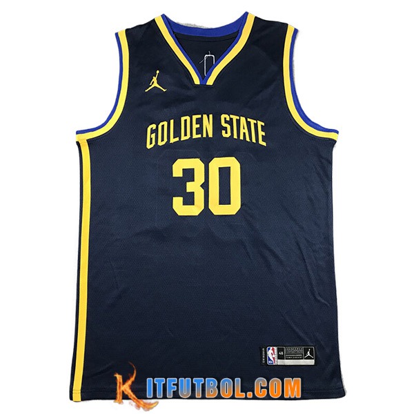 Camisetas NBA Golden State Warriors (CURRY #30) 2024/25 Azul/Amarillo