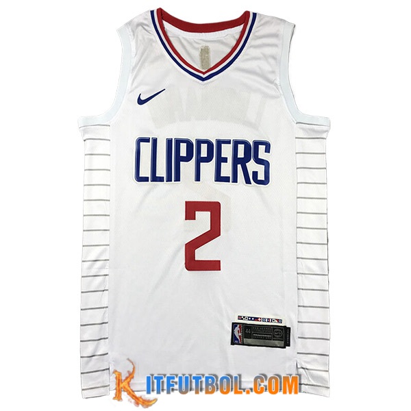 Camisetas NBA Los Angeles Clippers (LEONARD #2) 2024/25 Blanco