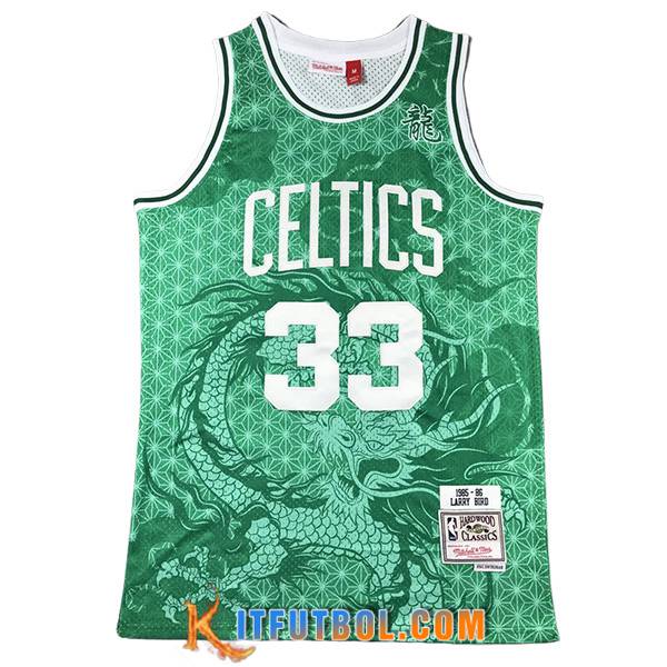 Camisetas NBA Boston Celtics (BIRD #33) 2024/25 Azul/Rojo