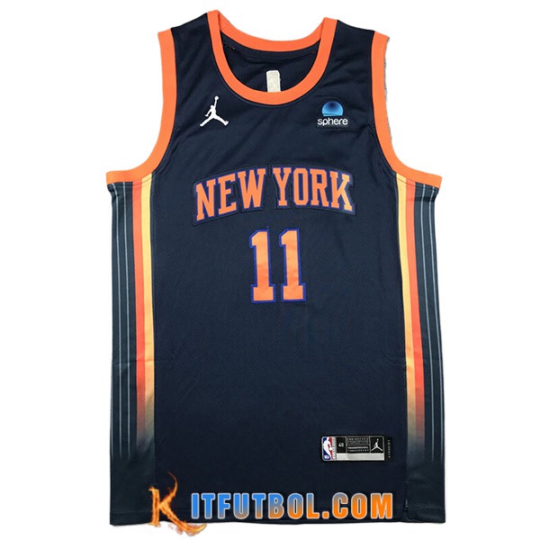 Camisetas NBA New York Knicks (MarrónSON #11) 2024/25 Azul/Rojo