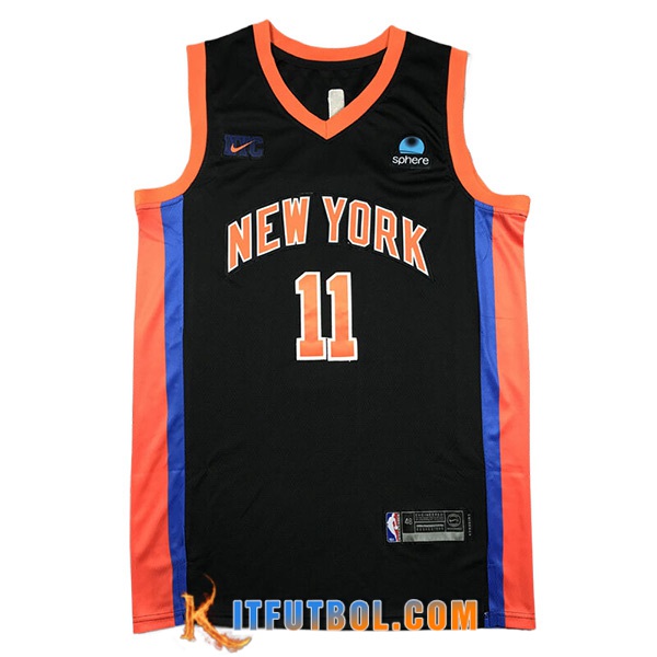 Camisetas NBA New York Knicks (MarrónSON #11) 2024/25 Negro/Rojo