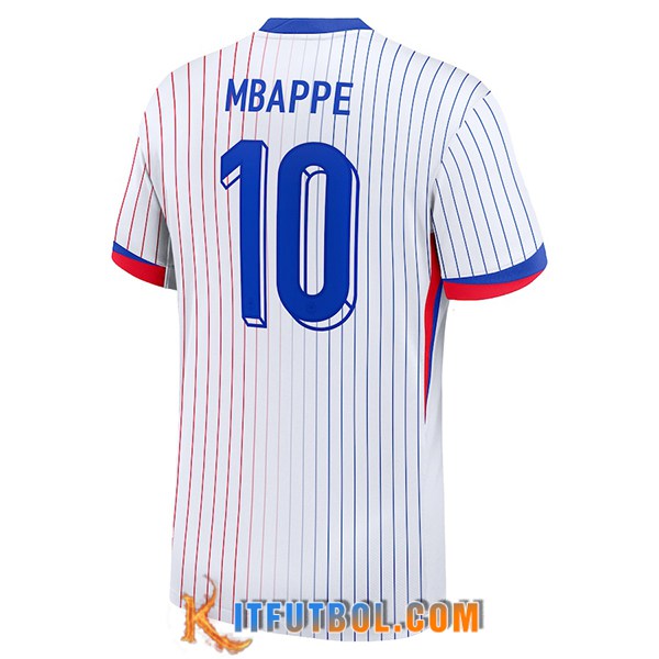 Camiseta Equipo Nacional Francia (MBAPPE #10) 2024/2025 Segunda