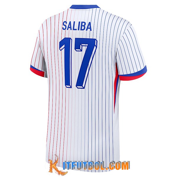 Camiseta Equipo Nacional Francia (SALIBA #17) 2024/2025 Segunda
