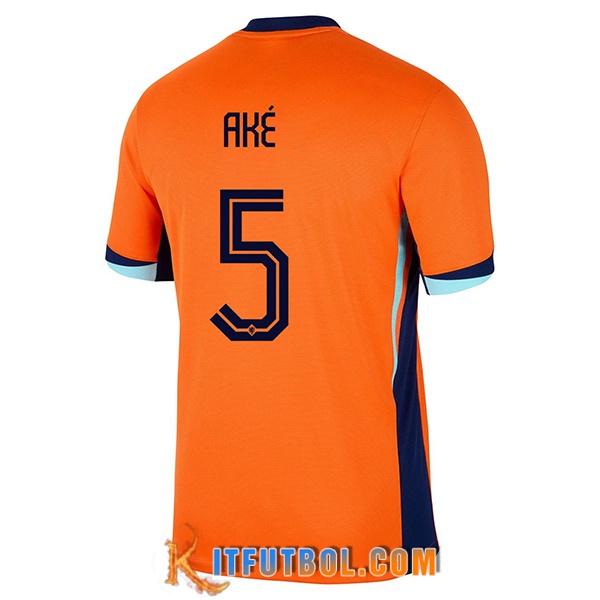 Camiseta Equipo Nacional Países Bajos (AKE #5) 2024/2025 Primera