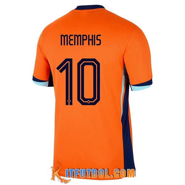 Camiseta Equipo Nacional Países Bajos (MEMPHIS #10) 2024/2025 Primera