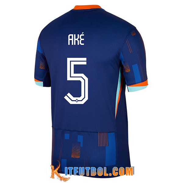 Camiseta Equipo Nacional Países Bajos (AKE #5) 2024/2025 Segunda