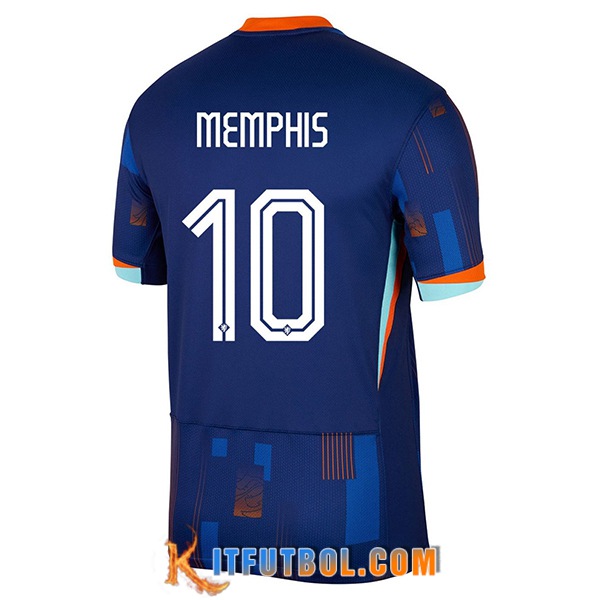Camiseta Equipo Nacional Países Bajos (MEMPHIS #10) 2024/2025 Segunda