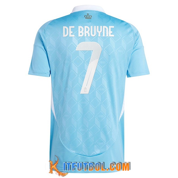 Camiseta Equipo Nacional Bélgica (DE BRUYNE #7) 2024/2025 Segunda
