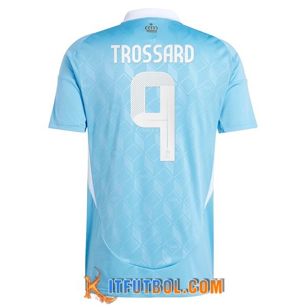 Camiseta Equipo Nacional Bélgica (TROSSARD #9) 2024/2025 Segunda