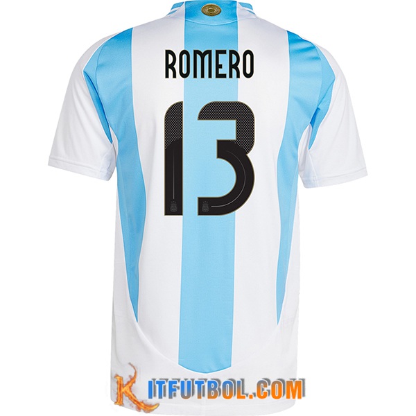 Camiseta Equipo Nacional Argentina (ROMERO #13) 2024/2025 Primera