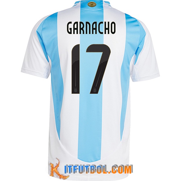 Camiseta Equipo Nacional Argentina (GARNACHO #17) 2024/2025 Primera