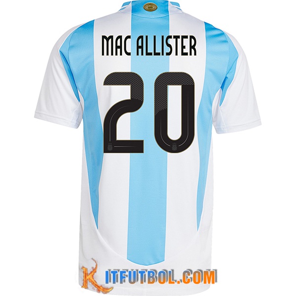 Camiseta Equipo Nacional Argentina (MAC ALLISTER #20) 2024/2025 Primera