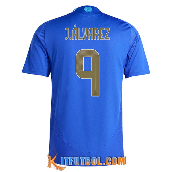 Camiseta Equipo Nacional Argentina (J.ALVAREZ #9) 2024/2025 Segunda