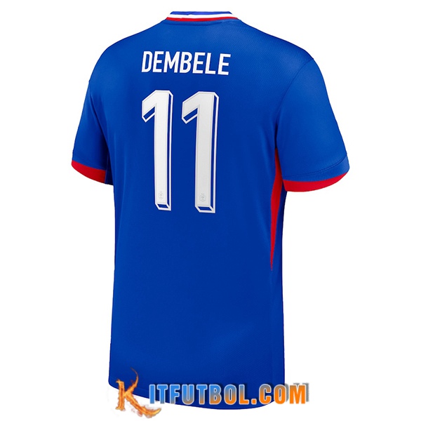 Camiseta Equipo Nacional Francia (DEMBELE #11) 2024/2025 Primera