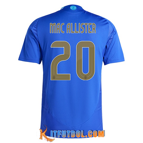 Camiseta Equipo Nacional Argentina (MAC ALLISTER #20) 2024/2025 Segunda