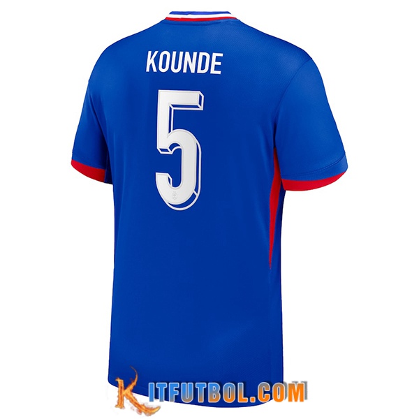 Camiseta Equipo Nacional Francia (KOUNDE #5) 2024/2025 Primera