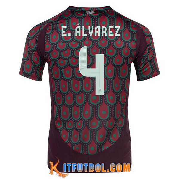 Camiseta Equipo Nacional México (E.ALVAREZ #4) 2024/2025 Primera