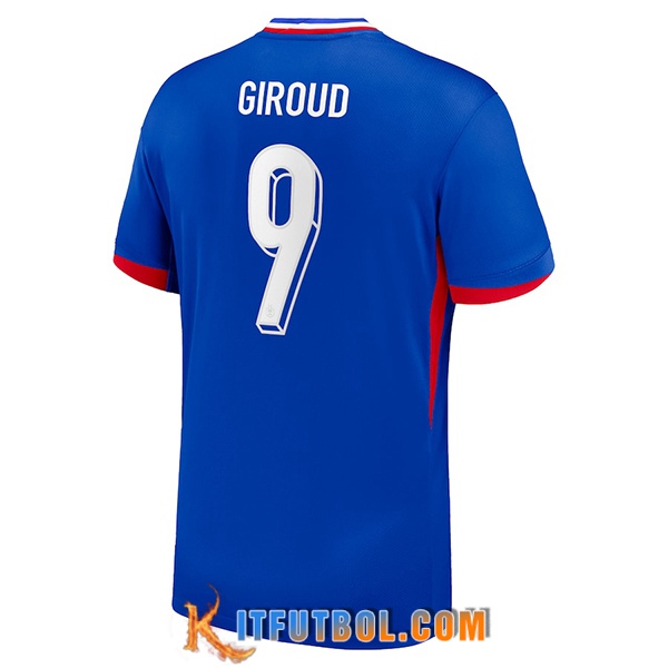 Camiseta Equipo Nacional Francia (GIROUD #9) 2024/2025 Primera