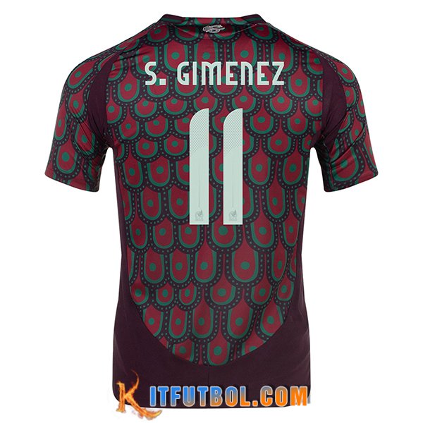 Camiseta Equipo Nacional México (S.GIMENEZ #11) 2024/2025 Primera