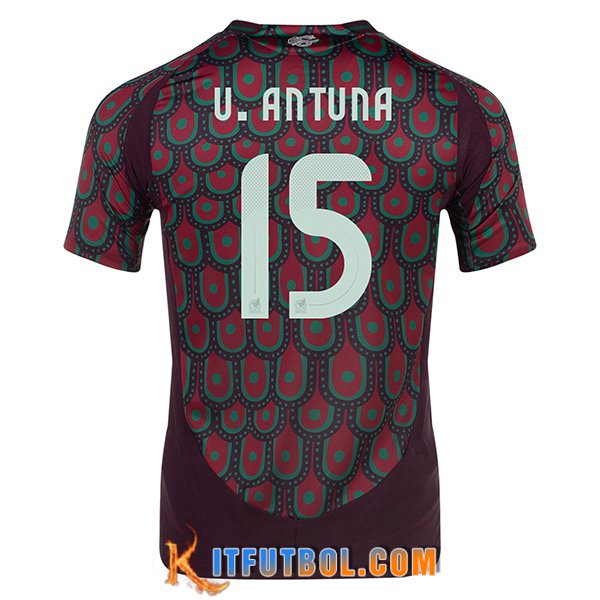 Camiseta Equipo Nacional México (U.ANTUNA #15) 2024/2025 Primera