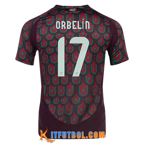 Camiseta Equipo Nacional México (ORBELIN #17) 2024/2025 Primera