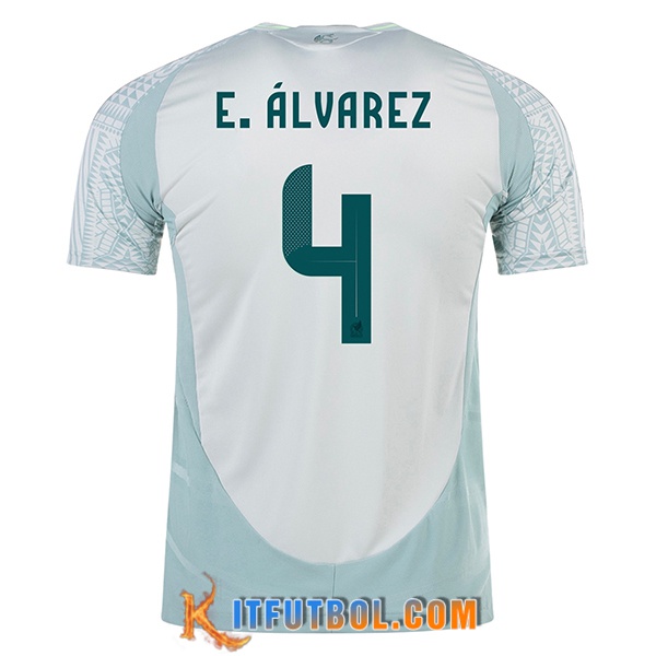 Camiseta Equipo Nacional México (E.ALVAREZ #4) 2024/2025 Segunda