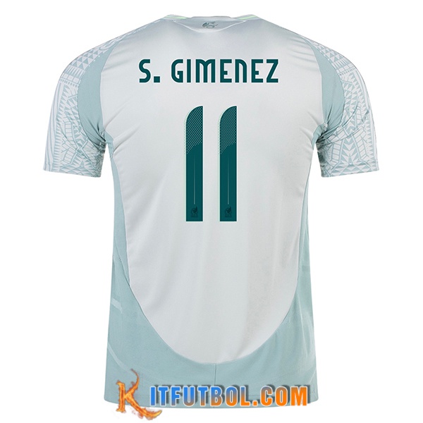 Camiseta Equipo Nacional México (S.GIMENEZ #11) 2024/2025 Segunda