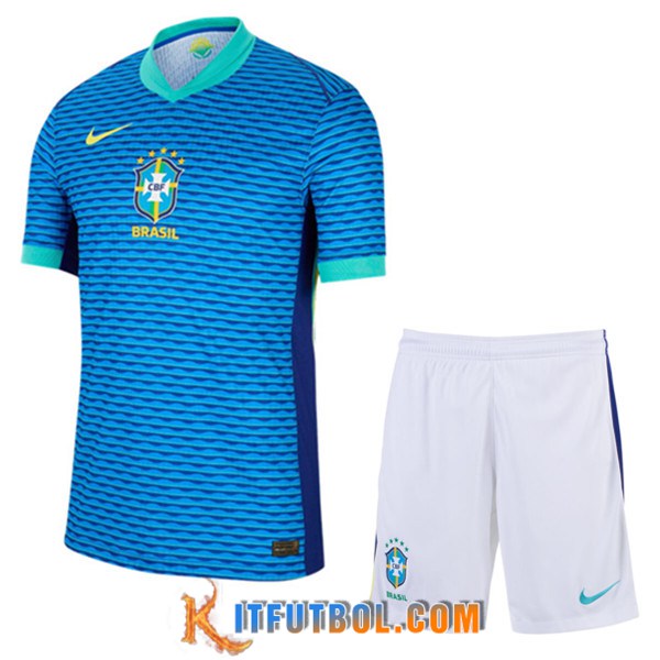 Camisetas Futbol Brasil Segunda + Cortos 2024/2025