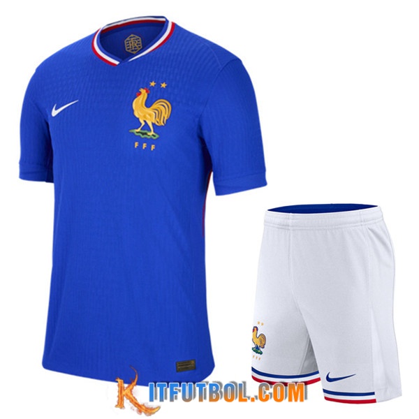Camisetas Futbol Francia Primera + Cortos 2024/2025