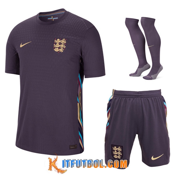 Camisetas Futbol Inglaterra Segunda (Cortos + Calcetines) 2024/2025