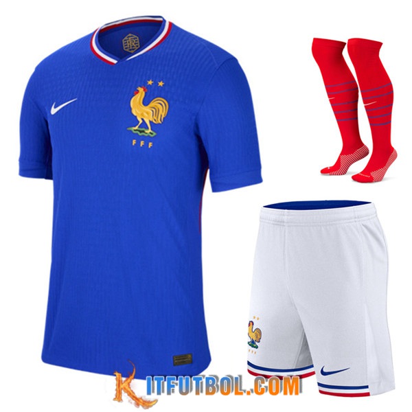 Camisetas Futbol Francia Primera (Cortos + Calcetines) 2024/2025