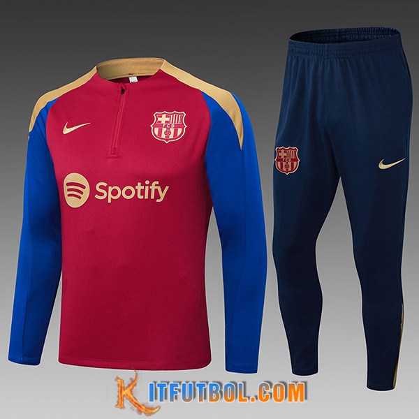 Chandal Equipos De Futbol FC Barcelona Ninos Rojo/Azul/Amarillo 2024/2025