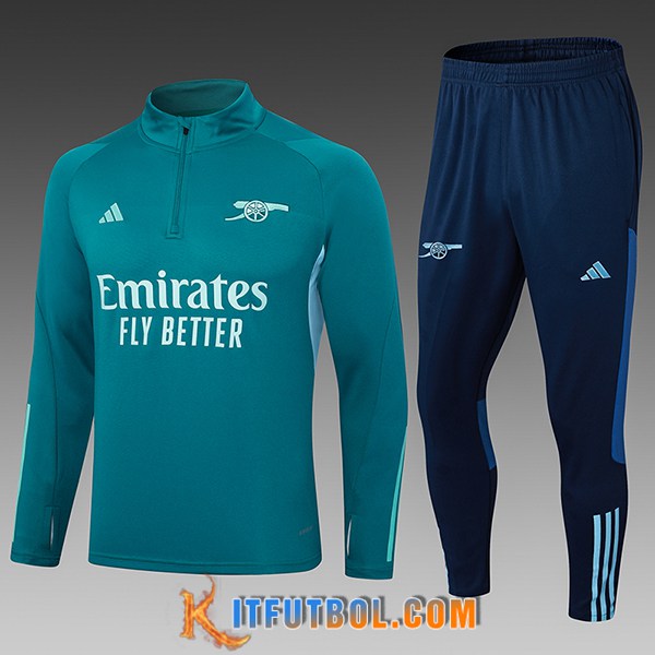 Chandal Equipos De Futbol Arsenal Ninos Verde/Azul 2024/2025