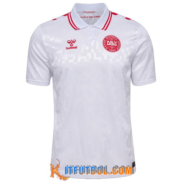 Camisetas De Futbol Dinamarca Segunda UEFA Euro 2024
